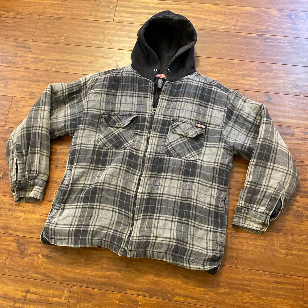VTG Craftsman Flannel Jacket, Size: Medium - Picture 3 of 9